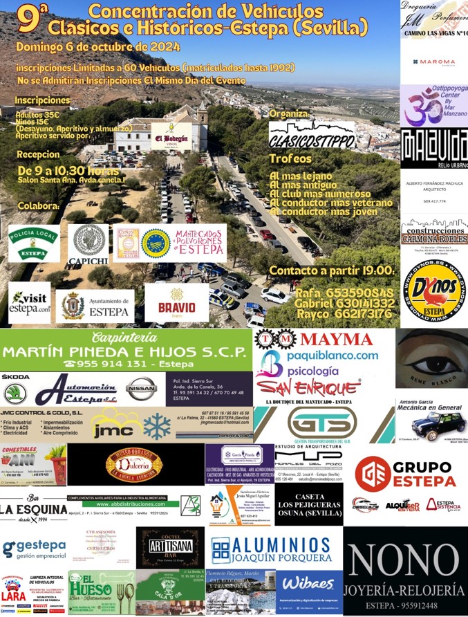 Concentración de Coches Clásicos Estepa 2024