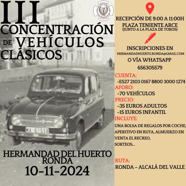 Concentración de Coches Clásicos de Ronda