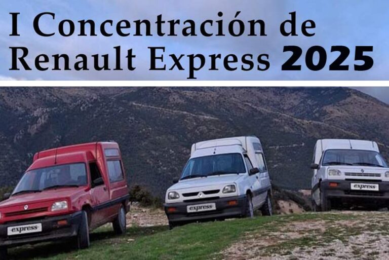 Concentración de Renault Express en Huelma