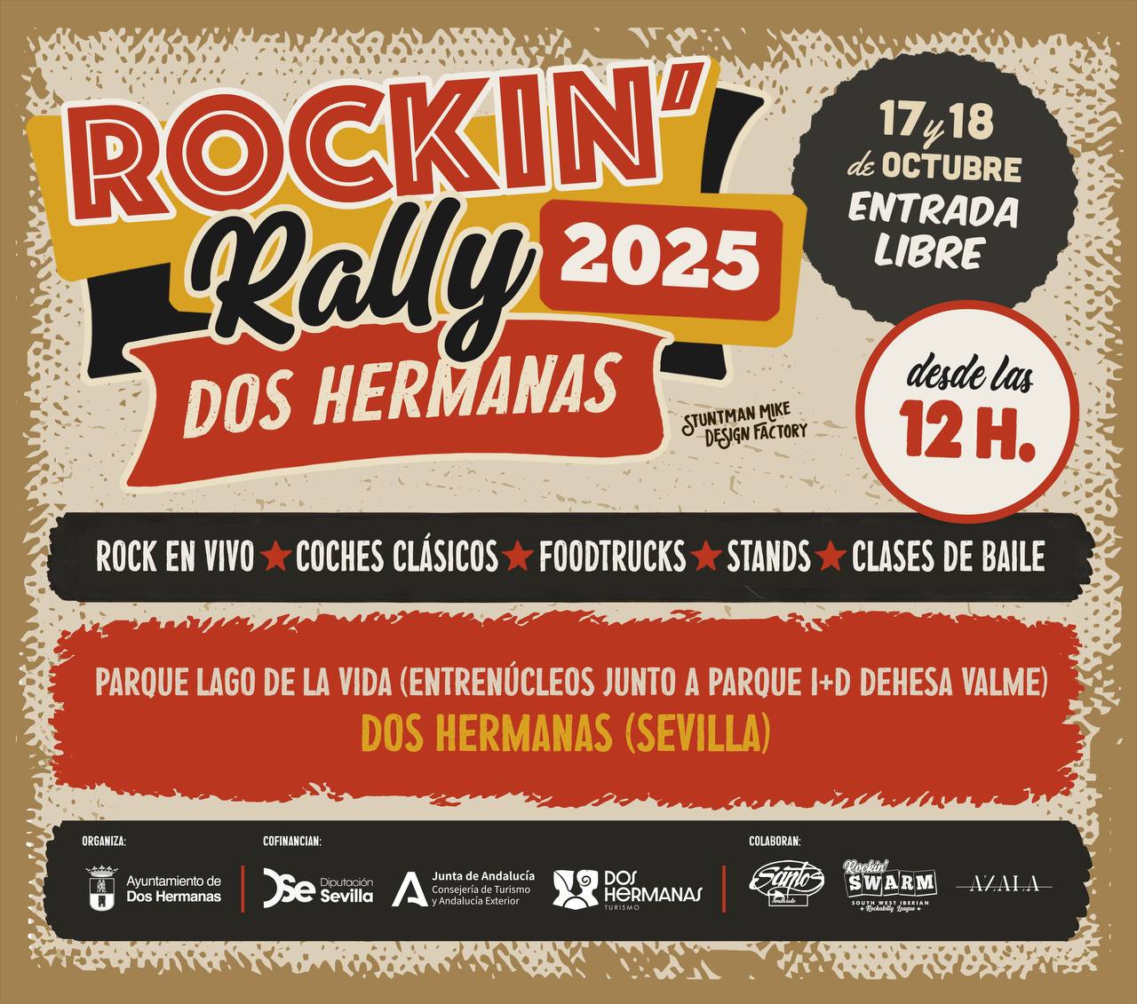 Rockin Rally Dos Hermanas: coches clásicos, música y la salida del Spain Classic Raid