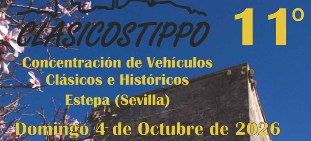 Coches clásicos en Estepa (Sevilla)